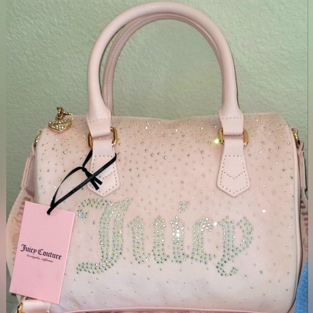 Juicy Couture Rhinestone Satchel Bag